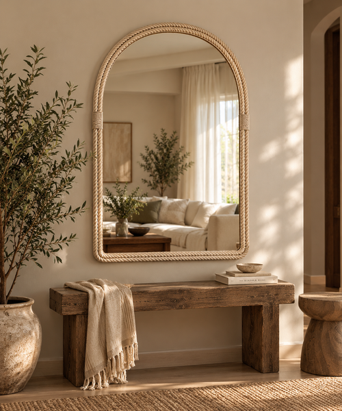 Breezy Loop handmade wall mirror by ELVA