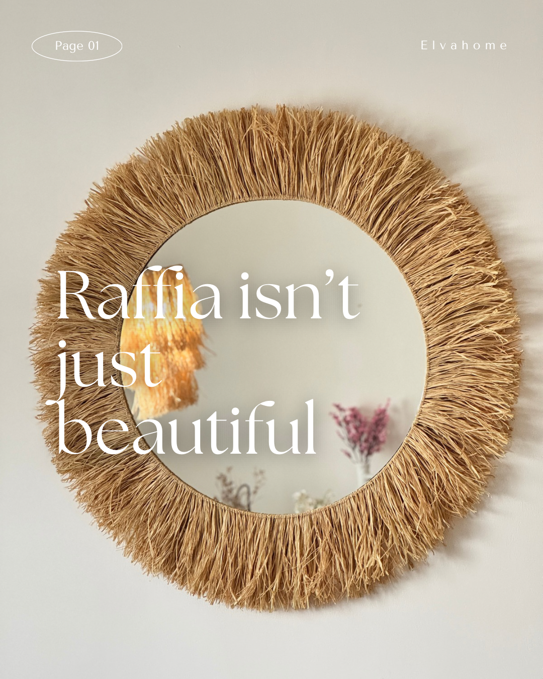 Raffia circle