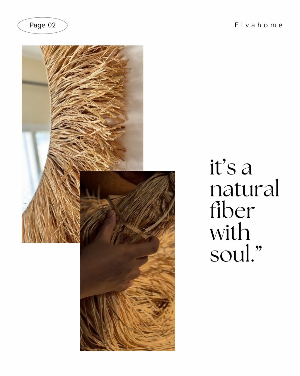 Raffia circle