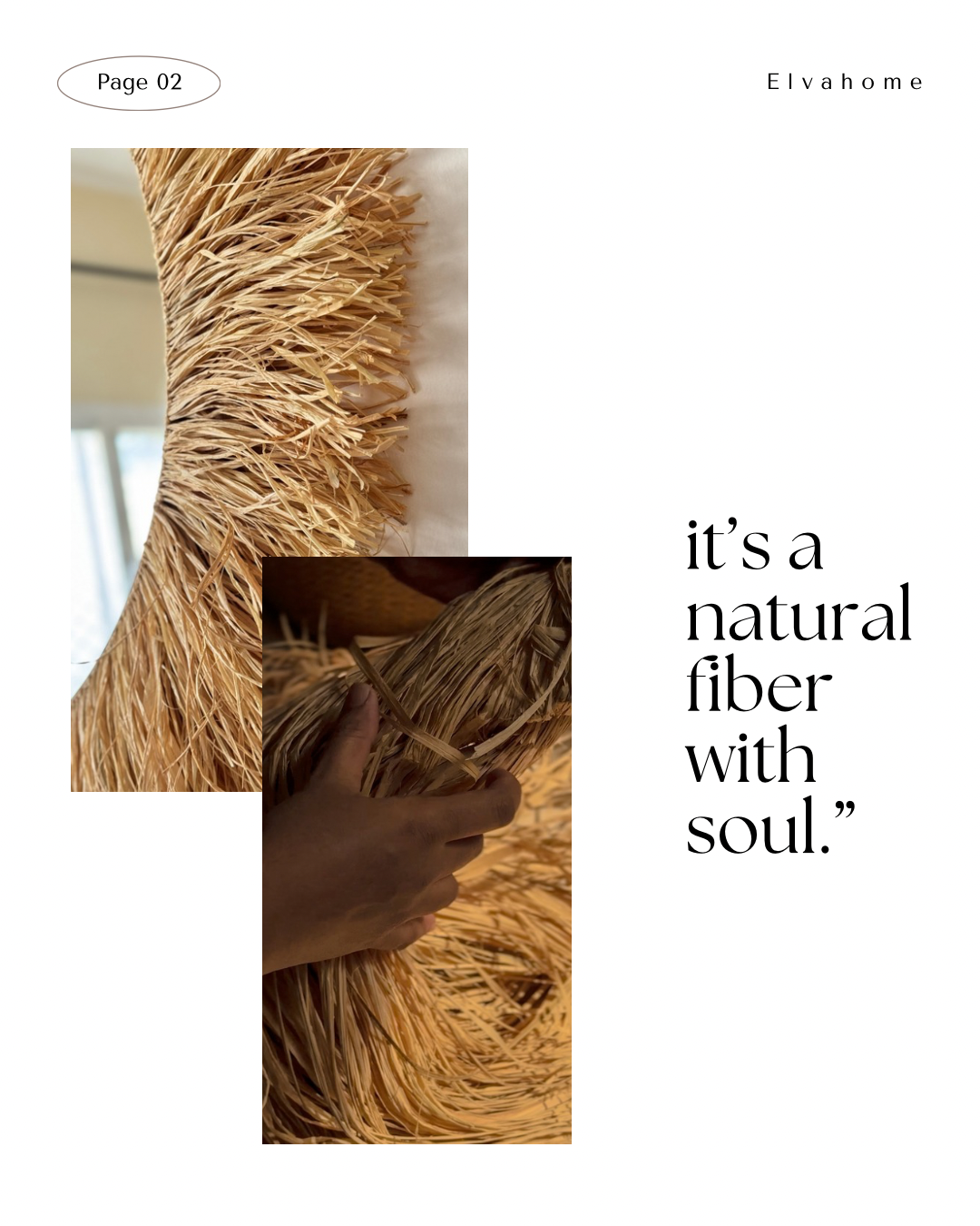 Raffia circle