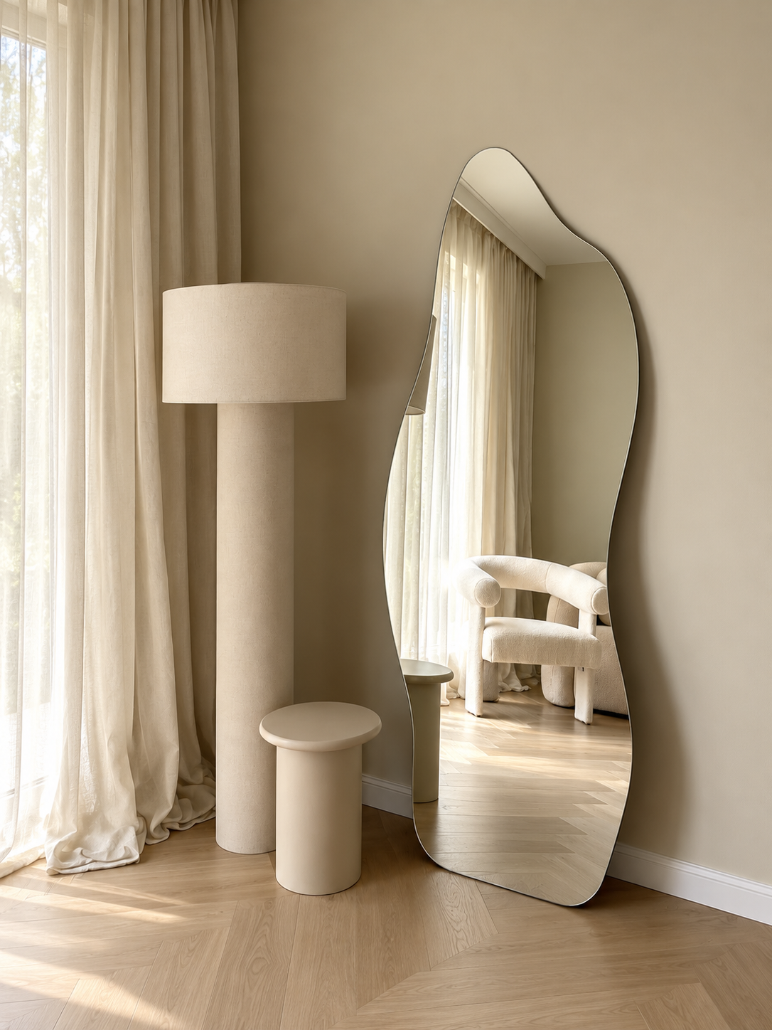Leya — Frameless Full-Length Mirror