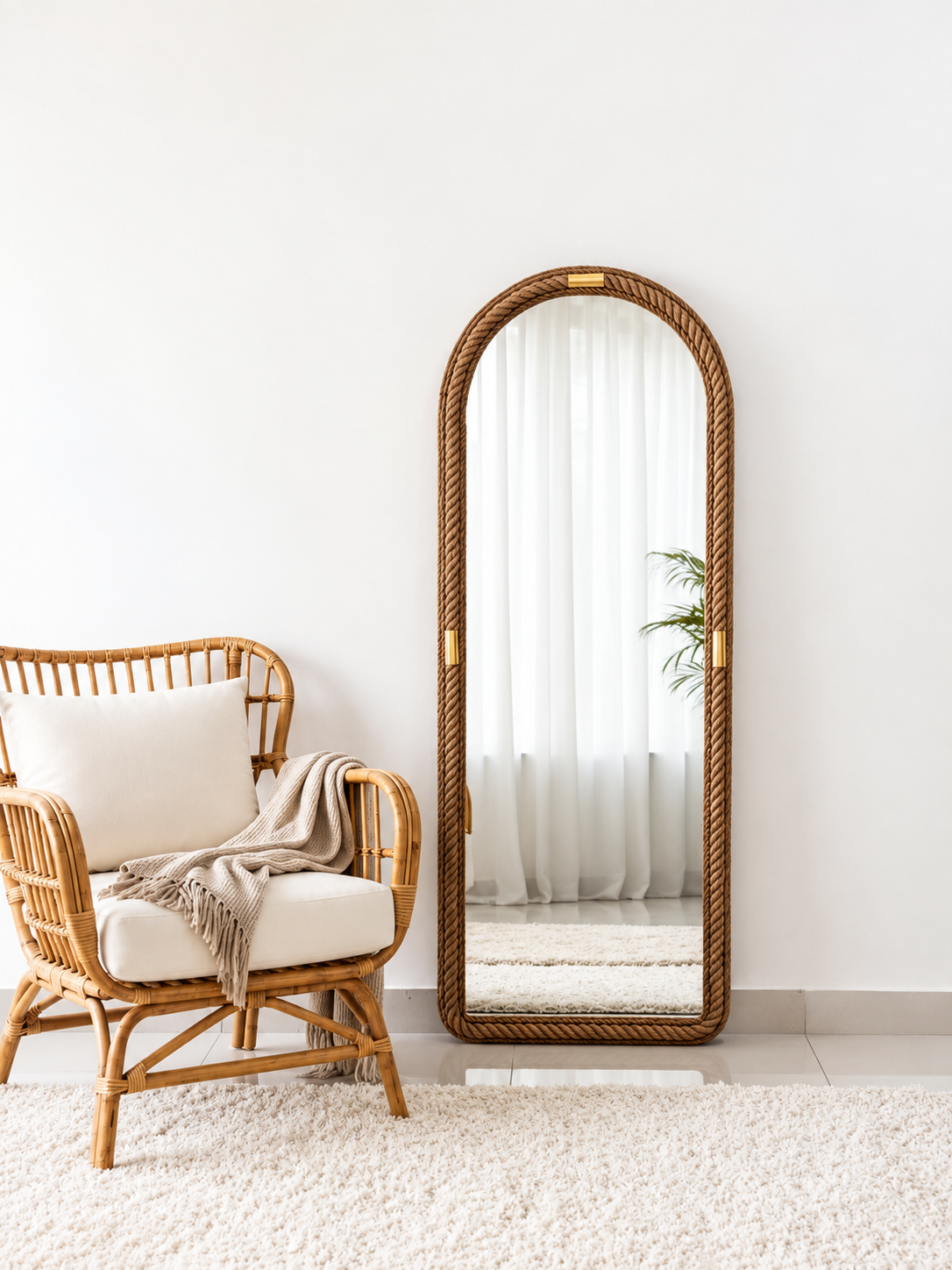 Eira arch mirror by ELVA