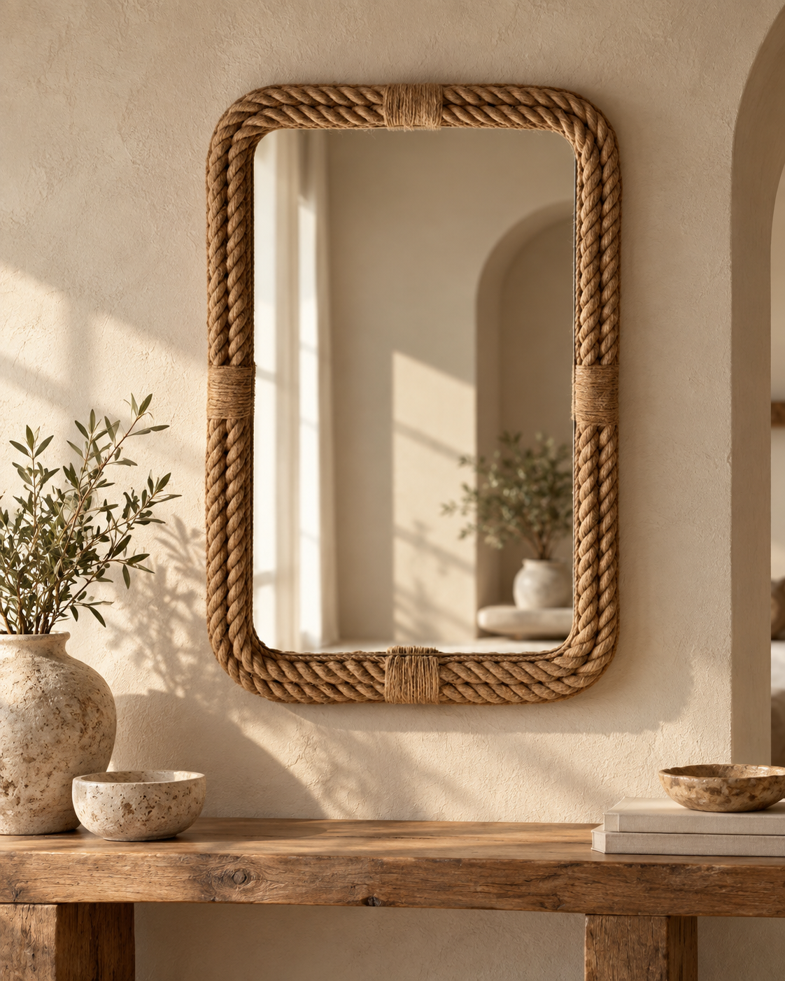 Seira handmade wall mirror by ELVA
