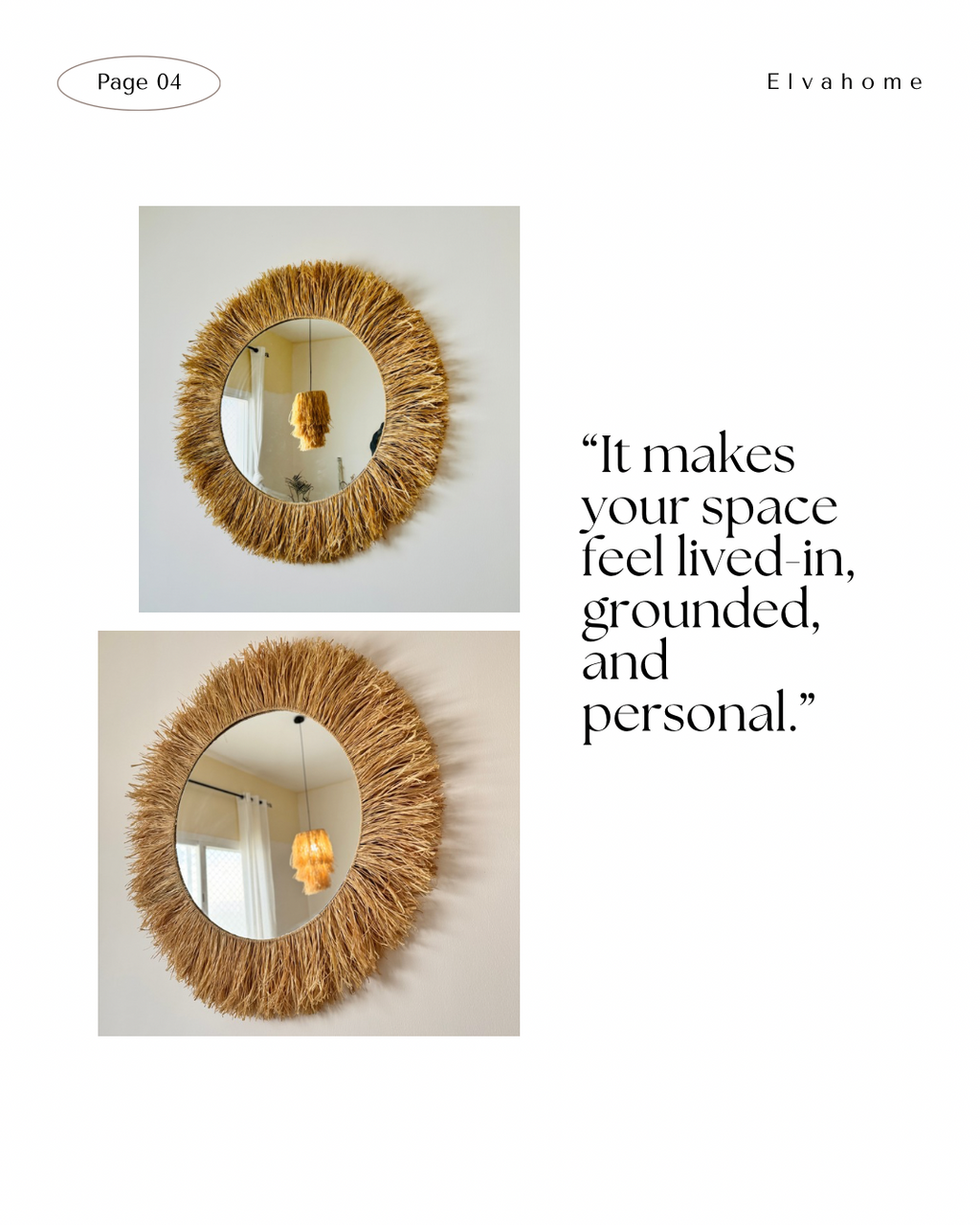 Raffia circle